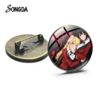 Японская аниме Kakegurui Yumeko Jabami значок косплея брошь булавки мультфильм коллекция на булавке одежда рюкзак украшение