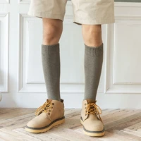 2021 high quality winter wool casual men socks cotton 3 pairs long calf compression socks harajuk stockings sock size 39 44
