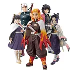 Экшн-фигурки из аниме Demon Slayer Kimetsu No Yaiba, ПВХ, Аниме фигурки, игрушки для подарка