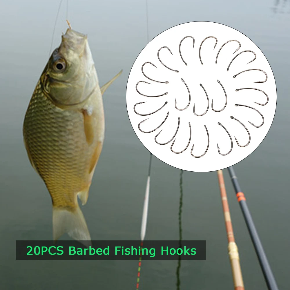 20 шт. рыболовные крючки | Спорт и развлечения