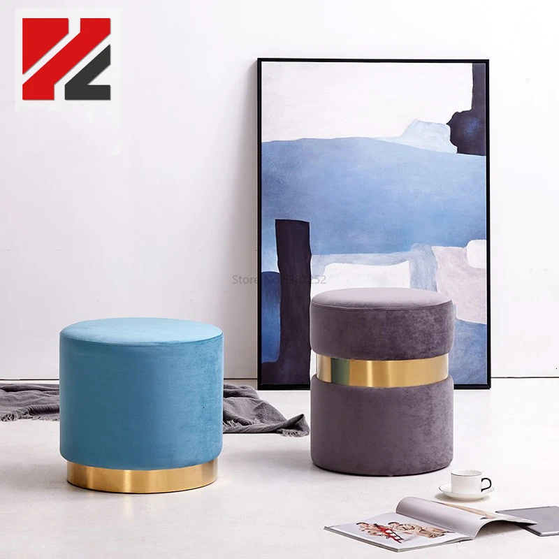 Стул для обуви из Северной Европы лаконичный современный домашний диван твердой