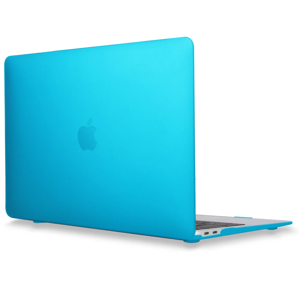 Light blue Русский склад матовый и кристально чистый жесткий чехол для Macbook Air 13 A1466 Pro 13 15 Air 11 Защитная пленка для клавиатуры - Цвет: Light blue