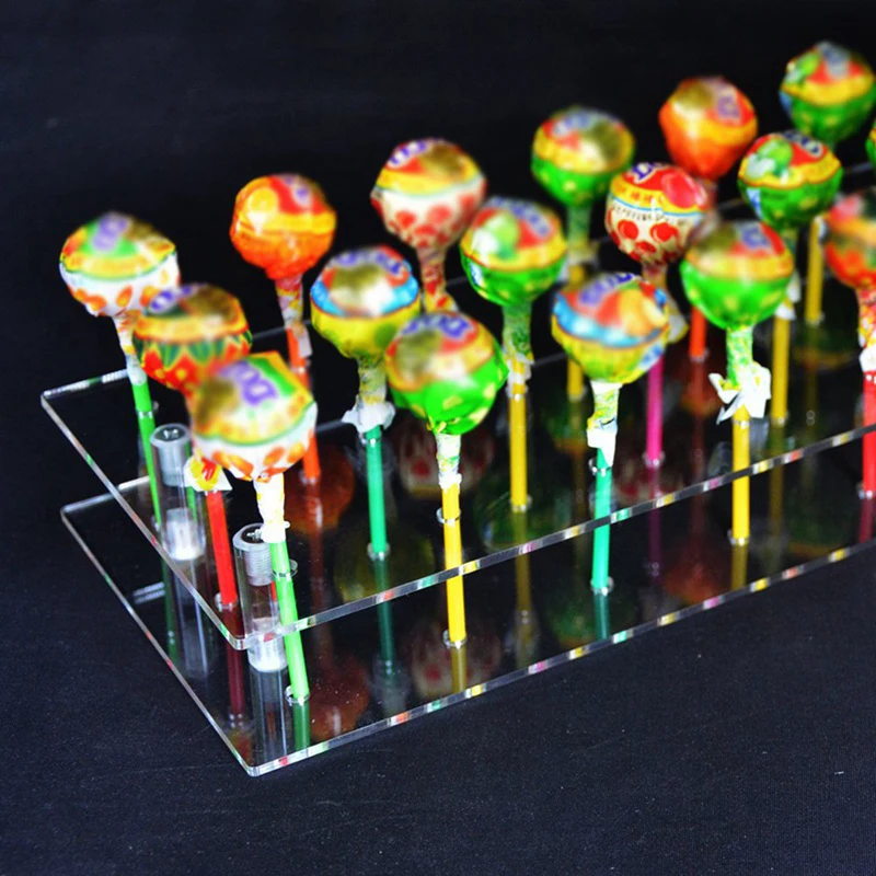 

Candy Lollipop Stand DIY Wedding Party Cake Display Holder Round Square Rectangle Stick Business Dancing Gathering Gadgets