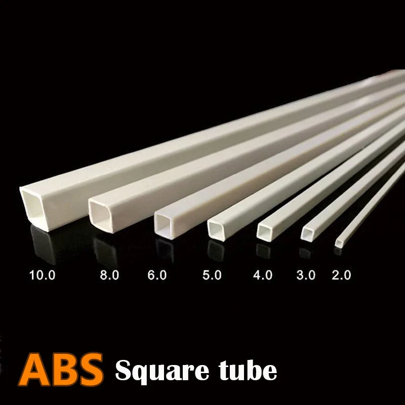 Miniature model material ABS square pipe Plastic DIY Material Making by Scenario Model Sand Table 20pcs/bag | Игрушки и хобби