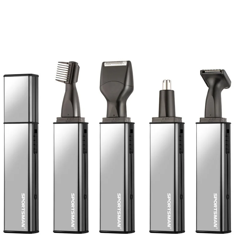 Спортман 4 в 1 USB электрическая мини бритва триммер для бровей боковая горелка