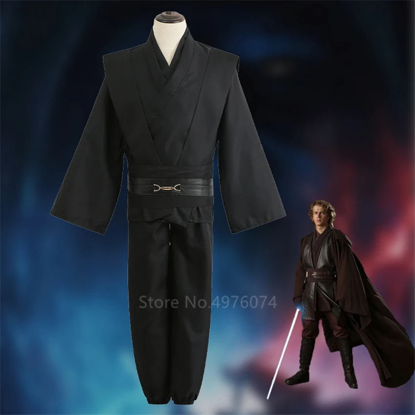 Костюмы и кардиган для косплея на Хэллоуин мужчин костюм Скайуокера из 4