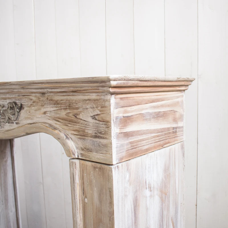 Ремесленное Ретро винтажное украшение для камина из дерева | Строительство и