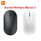 Xiaomi Mi беспроводная мышь 2 портативная игровая мышь 1000 точекдюйм 2,4 ГГц Wi-Fi соединение оптическая мышь для ноутбука Macbook ноутбука портативная мышь