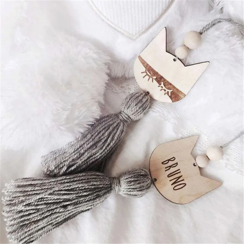 Деревянные бусины в форме симпатичной звезды украшение для детской комнаты