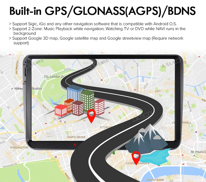 A-Sure 2 Din 8 ядерный 4 Гб ОЗУ Android 9 Автомагнитола gps Navi для Volkswagen VW Tiguan Polo Golf 5 6 Passat Caddy Transporter Touran