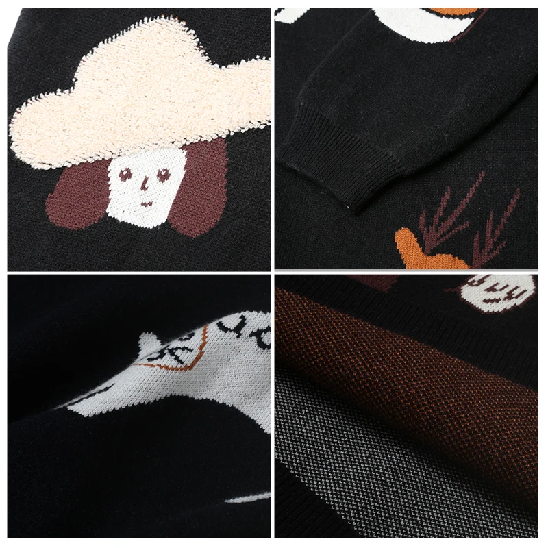 Spring New Pretty Women Pullover Sweater O-neck Long Sleeve Ladies Winter Knitted Jumpers Top Loose Sweaters | Женская одежда