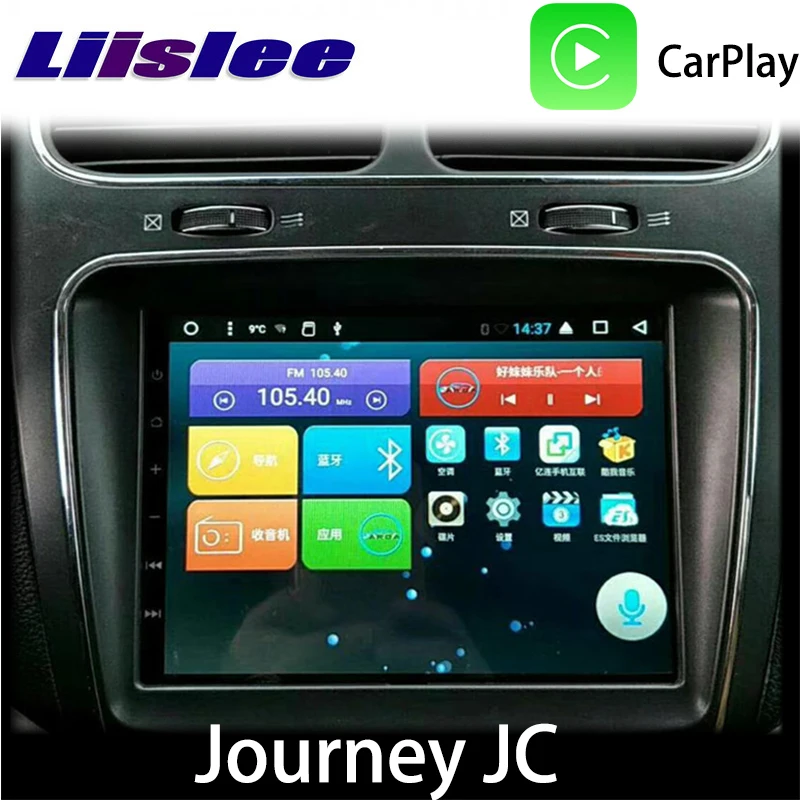 LiisLee Автомобильный мультимедийный GPS Hi Fi аудио Радио стерео для Dodge Journey JC 2011 ~ 2018