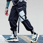 LACIBLE Карманы Брюки карго мужские повседневные штаны-шаровары мешковатые Джоггеры в стиле Харадзюку уличная одежда в стиле хип-хоп, модные Swag Тактический Брюки