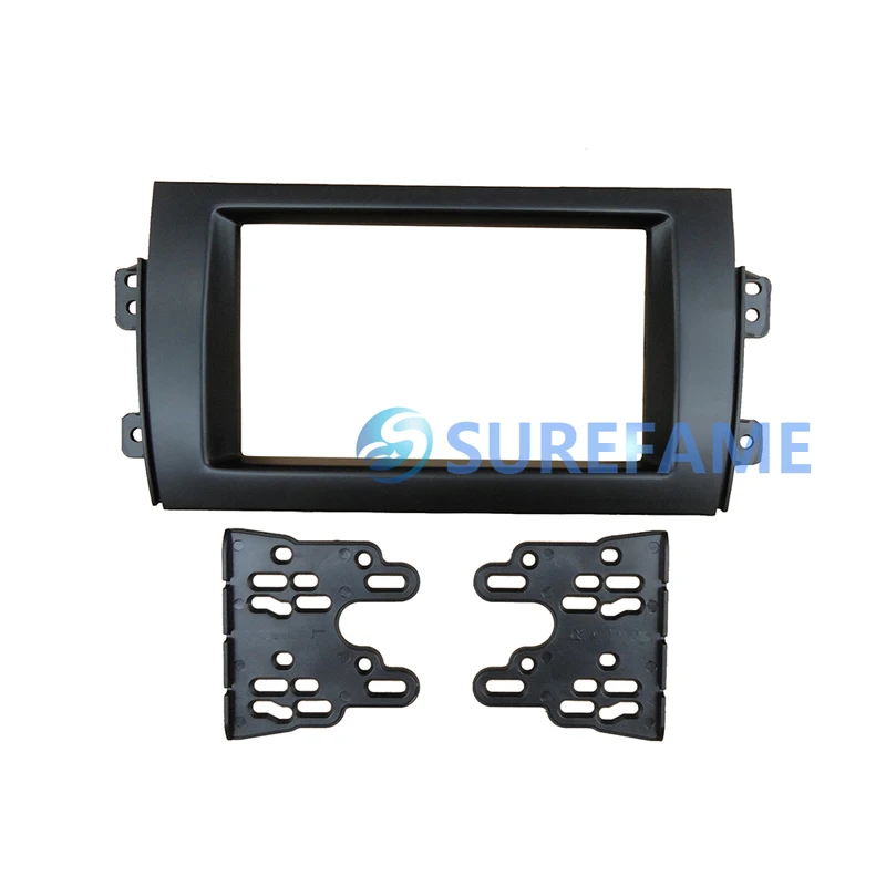 Двойной Din автомобильный набор для Сузуки SX4 2007 2013 Facia стерео CD панель GPS лицевая