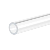 uxcell acrylic pipe rigid round tube clear 8mm id 12mm od 305mm for lamps and lanterns water cooling system 2 pcs