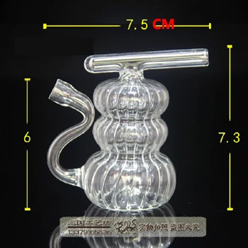 Мини стеклянный табачный сигаретный трубчатый фильтр для воды уменьшение