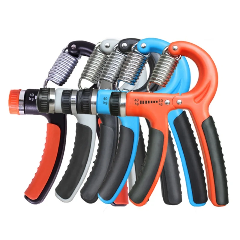 

5-60Kg Gym Fitness Adjustable Hand Grip Finger Forearm Strength For Muscle Recovery Hand Gripper Exerciser Trainer