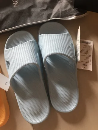 

Xiaomi Men Women Couples Flat Slippers Summer Flip Flops Sandals Household Casual Bath Slip On Slides With Bulge Massage Dots