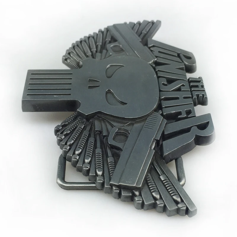 Винтажный череп серебряного цвета мужской ремень с пряжкой в стиле панк фильма 4