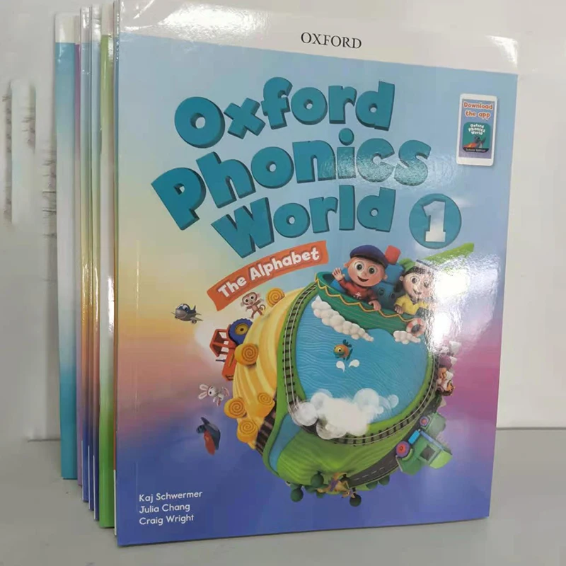 Enlarge 10 Books Of Set Oxford Phonics World Storybook Children Learning English Case Early Learning Books Workbook Educational Book