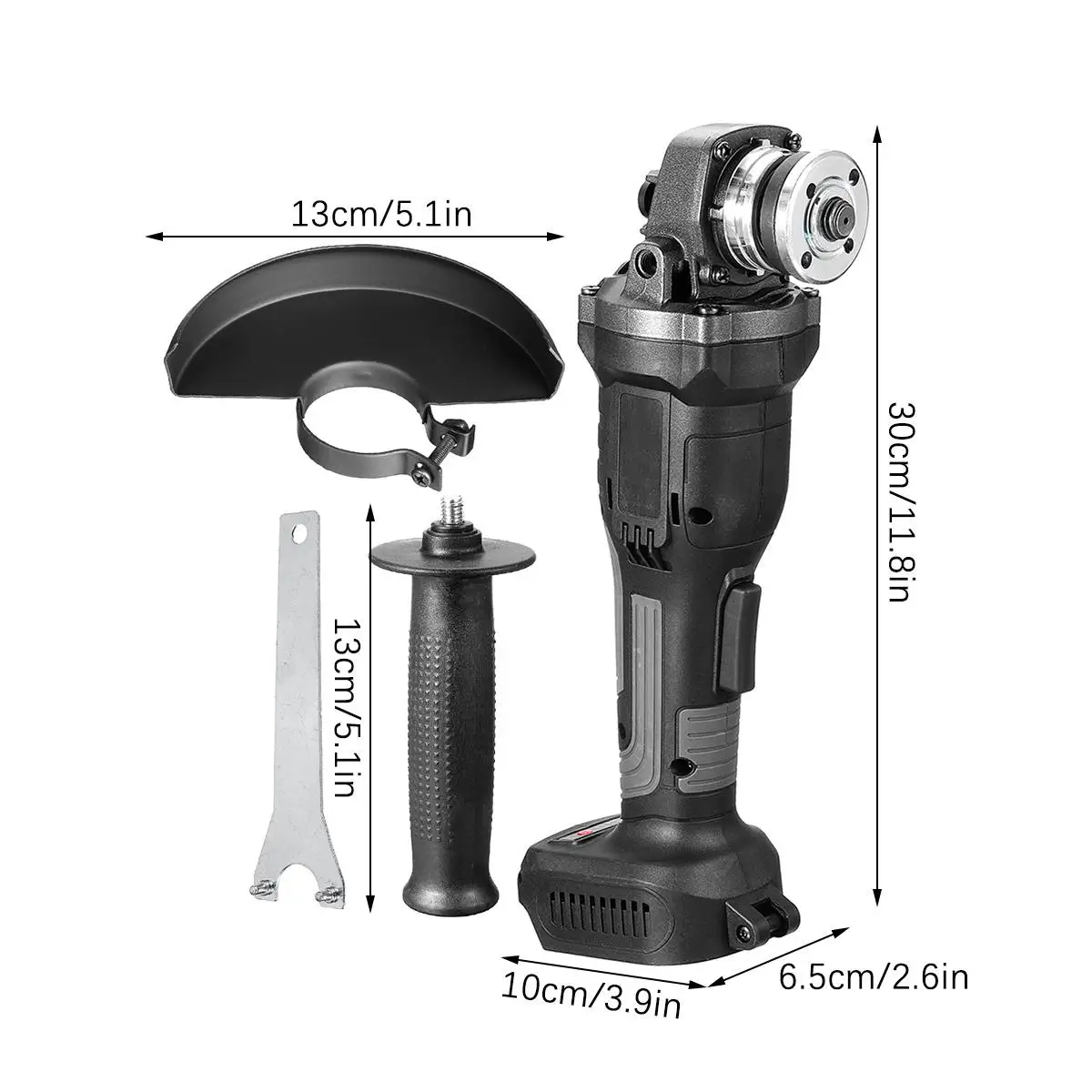 

18V 125/100mm Electric Angle Grinder Machine Impact Angle Grinder Wood Polishing Grinding Angle Grinder Cutting Machine Electric