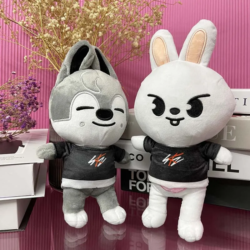 Skzoo плюшевые игрушки бродячие дети мягкие животные плюши кукла бобкари Leebit волк