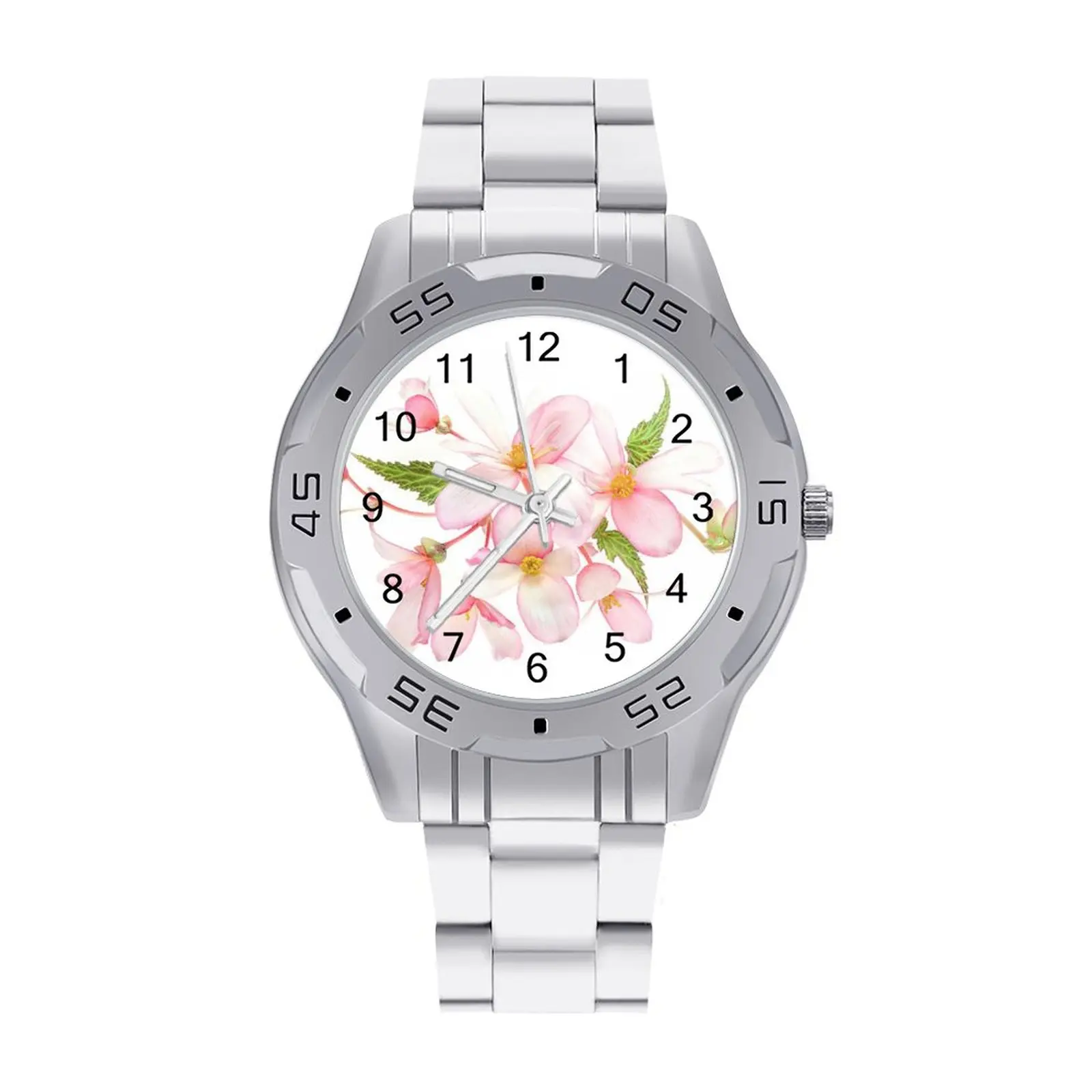 

Персиковые кварцевые часы, спортивные эстетические наручные часы, стальной дизайн, хит продаж, наручные часы для пар