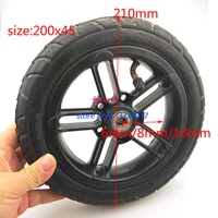 6mm 8mm 10mm inner hole good quality wheel 200x45 wheel 8 inch castor wheel with tyre tube motorcycle parts electric scooter