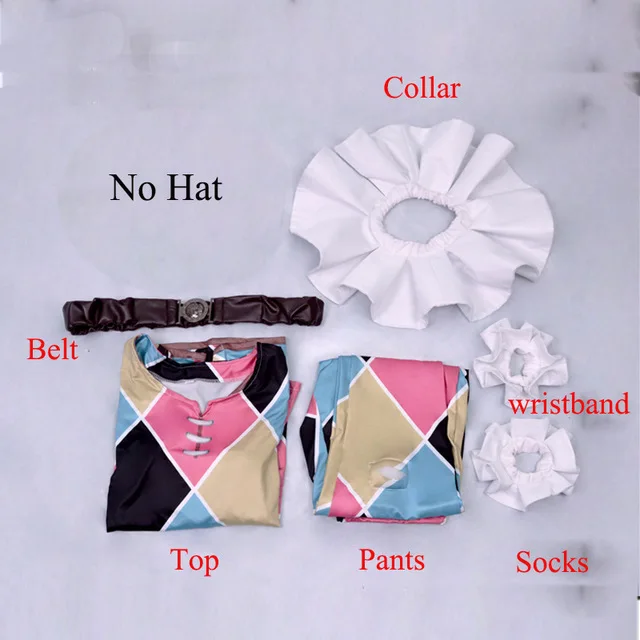 

Mike Morton / Acrobat cos Identity V - Men Women Anime Costume Full Set Top Pants Belt and Necklace Halloween