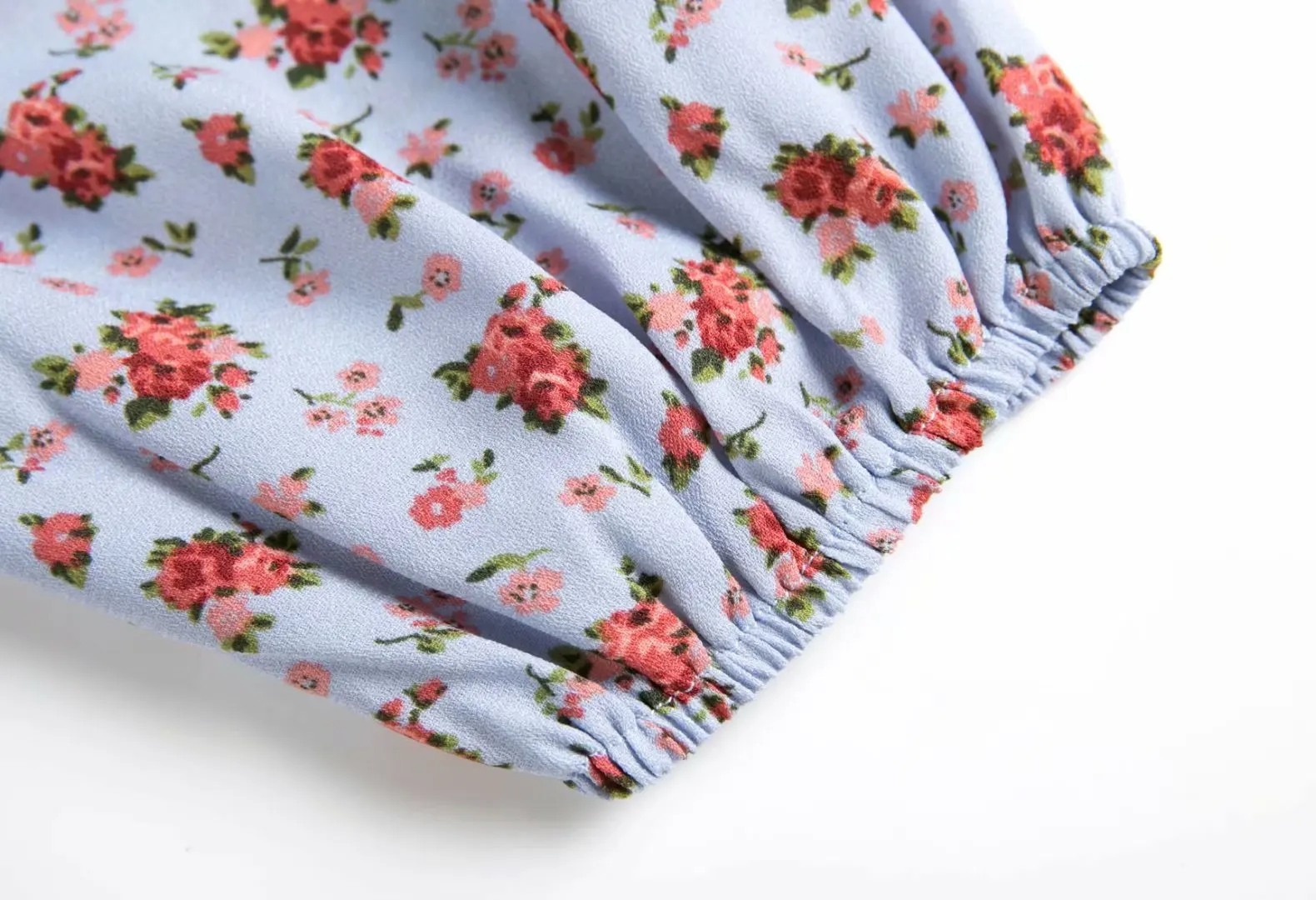 

2021 Women Summer Vintage Elegant Floral Print Mini Dress Fashion Square Collar Puff Sleeve Elasticity Female Casual Dresses