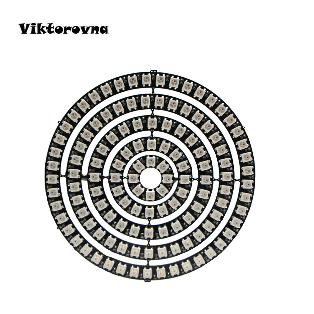 WS2812B ic встроенное пиксельное Кольцо RGB 8/16/24/35/45 бит модуль светодисветодиодный s