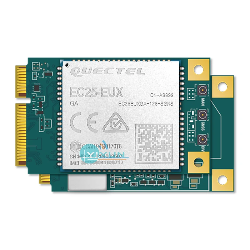 

Quectel EC25-EUX LTE Cat4 Mini PCIe module with GNSS receiver for EMEA/Thailand LTE-FDD B1/B3/B7/B8/B20/B28A/B38/B40/B41