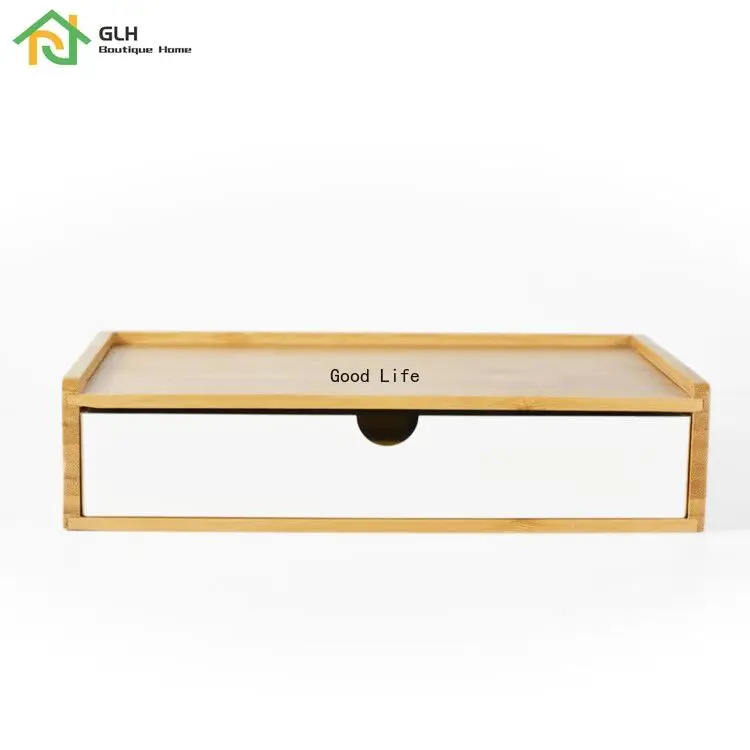 Бамбуковый органайзер для хранения туалетных принадлежностей в гостиницах | Дом