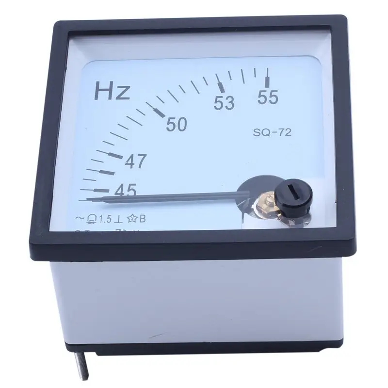45-55 Hz 220V Analog Panel Frequency Meter Hertz Indicator for System Monitoring | Инструменты
