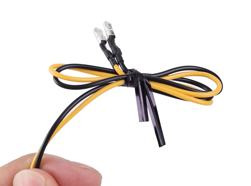 2 шт. 12V поворота для мотоцикла сигнальный светодиод желтый свет лошадь "бегущая вода" мигать цилиндрический Универсальный Аксессуары для мотоциклов