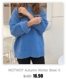 WOTWOY, Осень-зима, контрастный цвет, женский свитер, Повседневный, с длинным рукавом, пуловеры, для женщин, с круглым вырезом, вязаные топы, женский джемпер, мягкий
