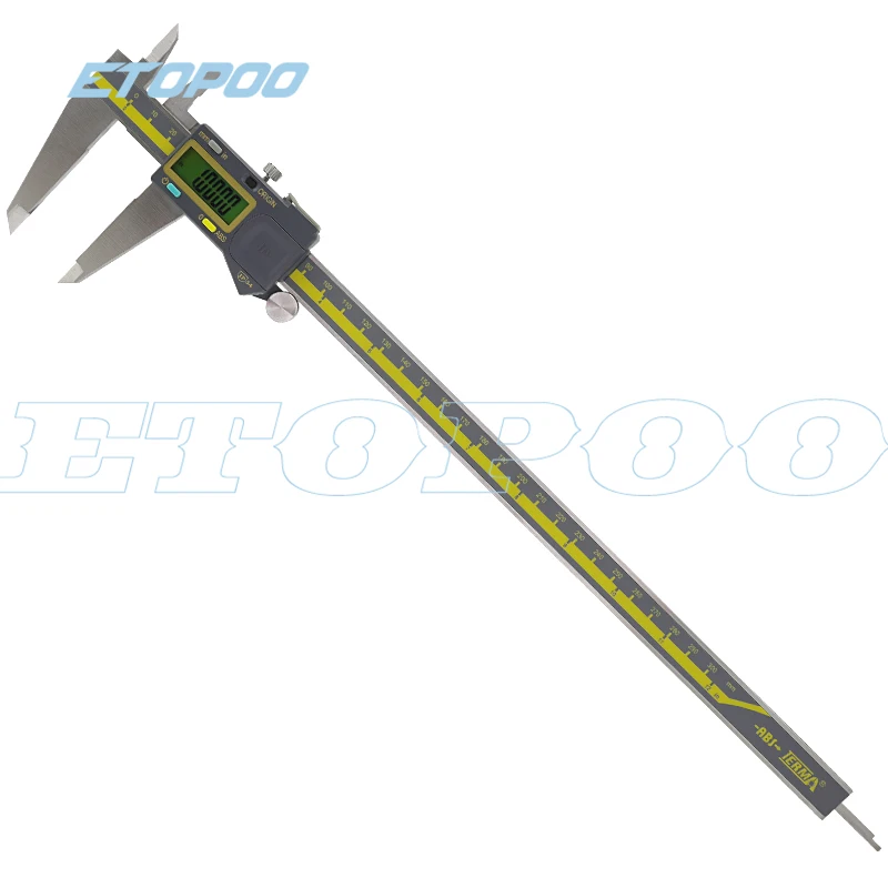 0-300mm Terma ABS происхождения 0,005 мм IP54 Водонепроницаемый 150 мм 200 мм 300 мм Цифровой штангенциркуль микрон толщина микрометр Калибр - Цвет: 0-300mm