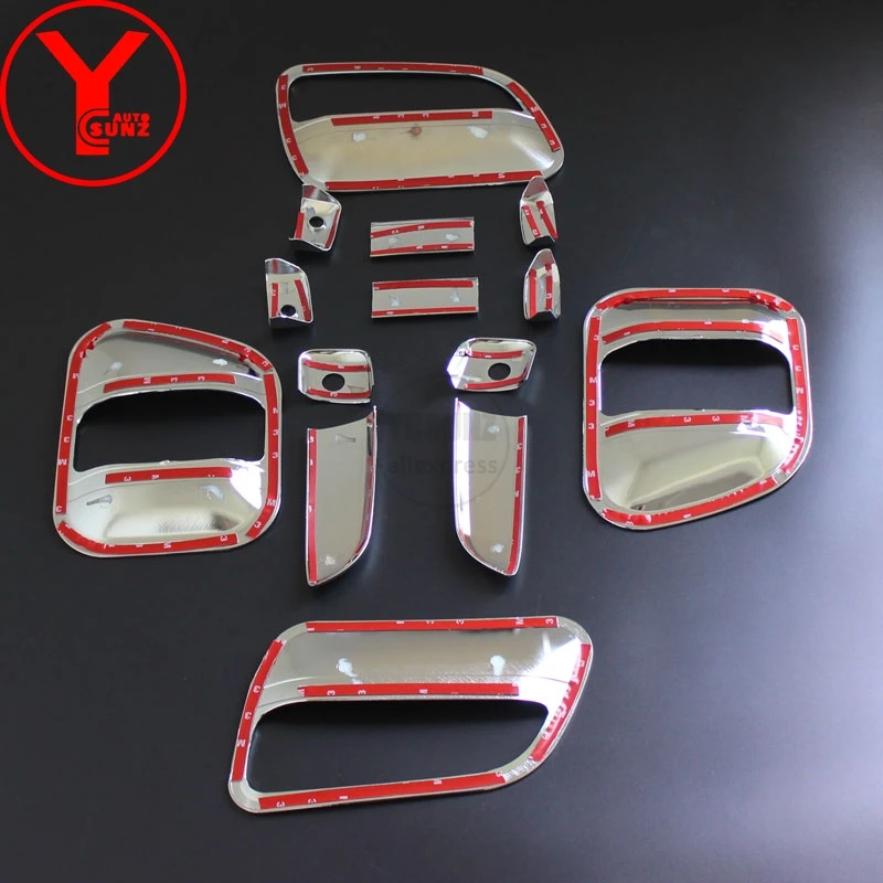 YCSUNZ abs хромированные боковые протектор дверной ручки Запчасти Аксессуары для