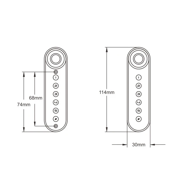Полупроводниковый ключ блокировка отпечатков пальцев паролей умная мебель ящик