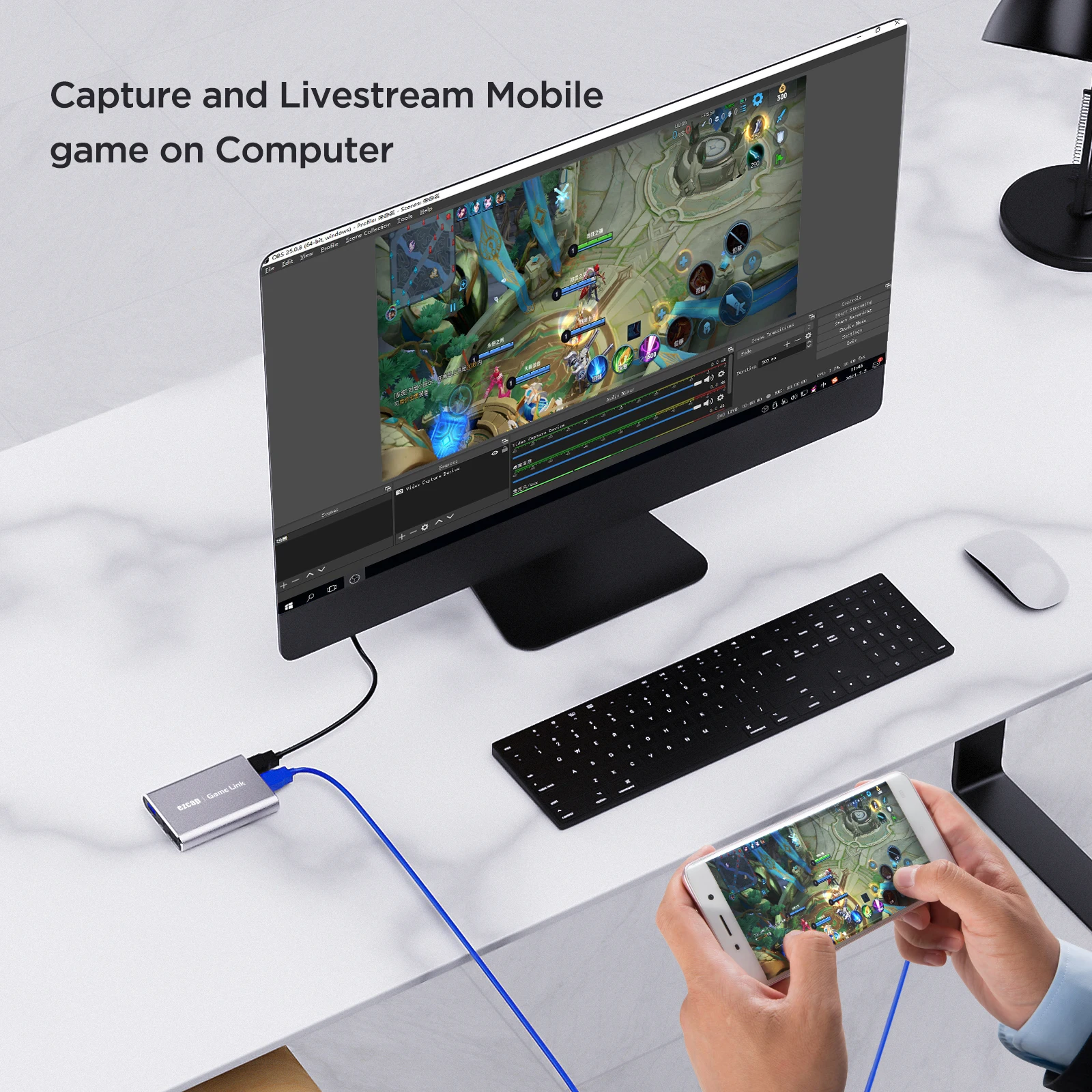 Ezcap311P 4K USB HDMI видеозахват 1080P60 живая трансляция захват игр | Безопасность и защита