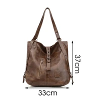 Vintage Leather Luxury Handbags Women Bags Designer Bags Famous Brand Women Bags Large Capacity Tote Bags for Women sac A Main