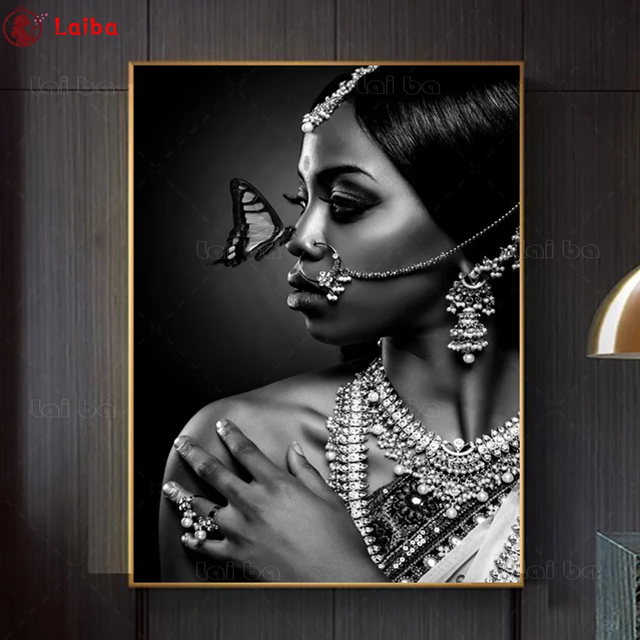 

Алмазная вышивка современное искусство, Бабочка, Черная Женская полностью квадратная круглая дрель алмазная живопись 5d diy Алмазная мозаика