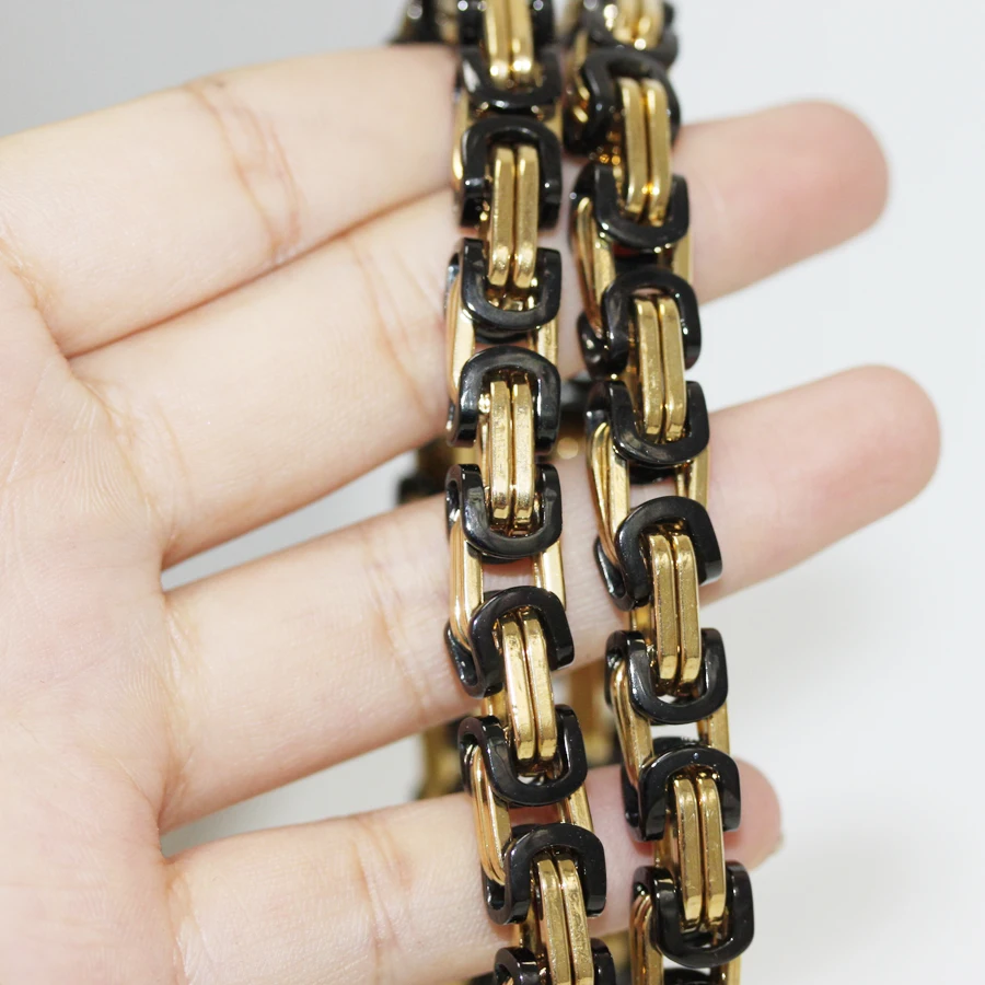 Мужской браслет из нержавеющей стали в готическом стиле 8 мм