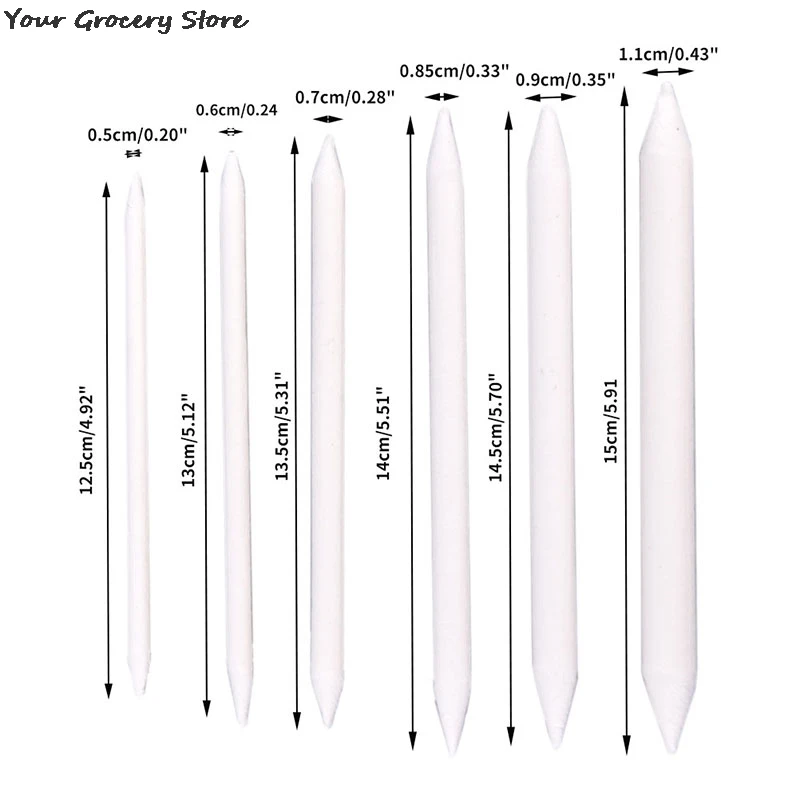 6 шт./компл. растушевывающаяся палочка для растушевки рисовая бумага рисования