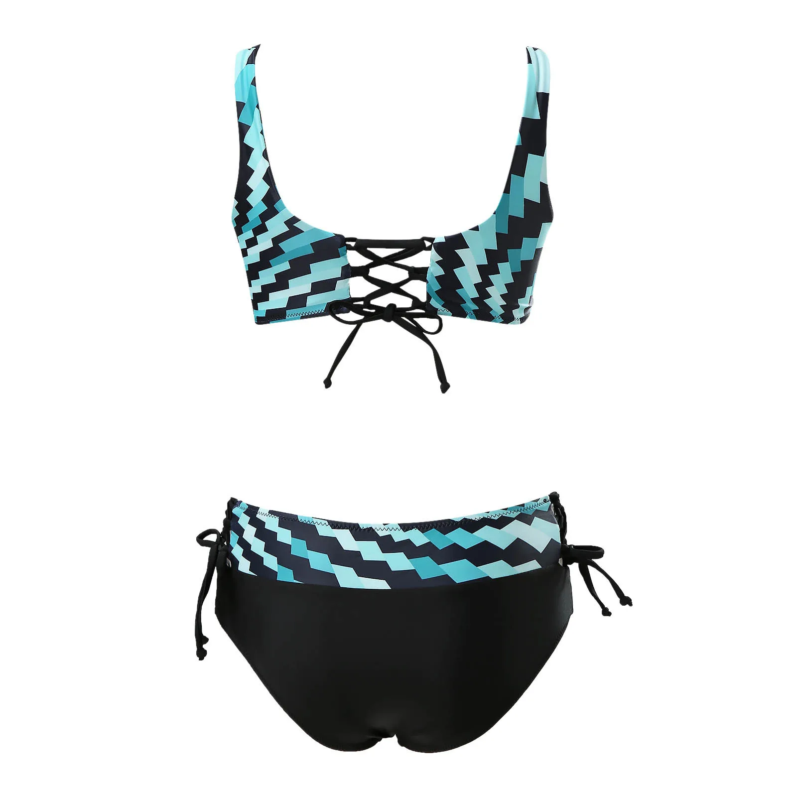 

Summer Sexy Swimwear Women Vintage Swimsuit Two Piece Retro Halter Ruched High Waist Print Bikini Set Bikinis 2021New Bikini Set