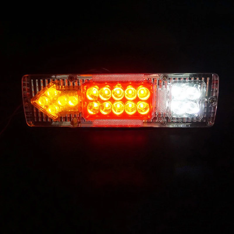 

Hock & Vibration Proof Rear Tail Light Reverse Turn Signal Waterproof 12V Brake