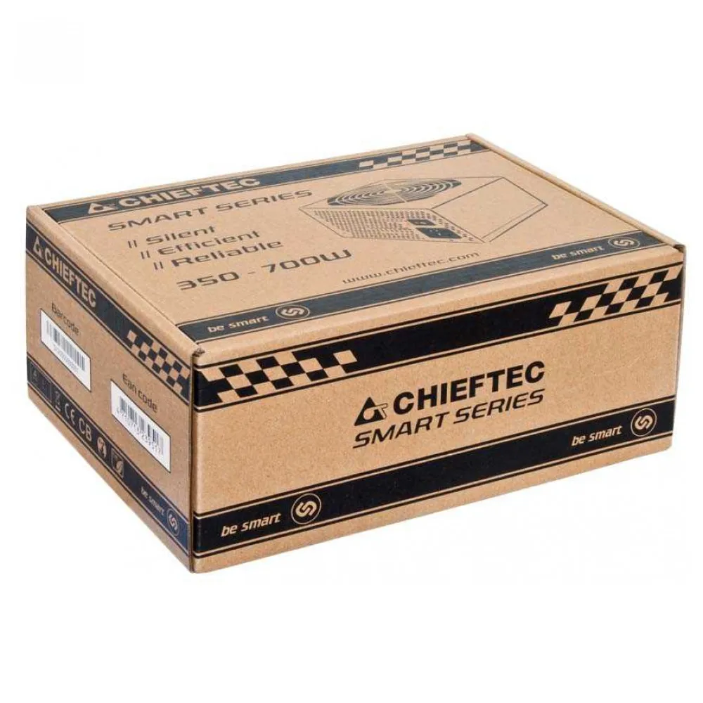 Блок питания для компьютера Chieftec GPS-700A8 700W Smart ATX-12V V.2.3 12cm fan активный PFC