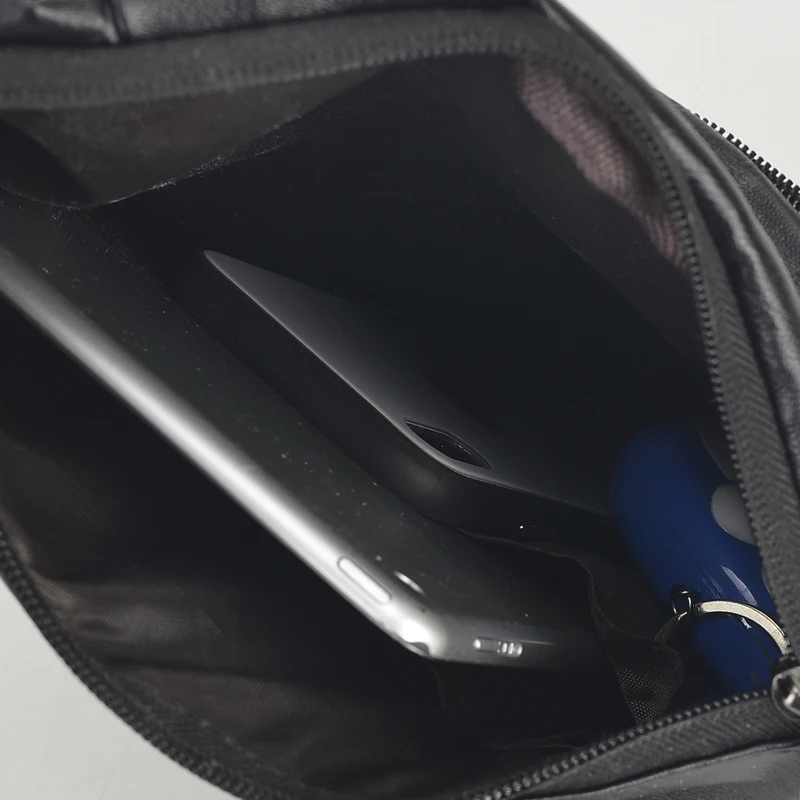 Мужские Водонепроницаемые нагрудные сумки из ПУ кожи Мужская тактическая