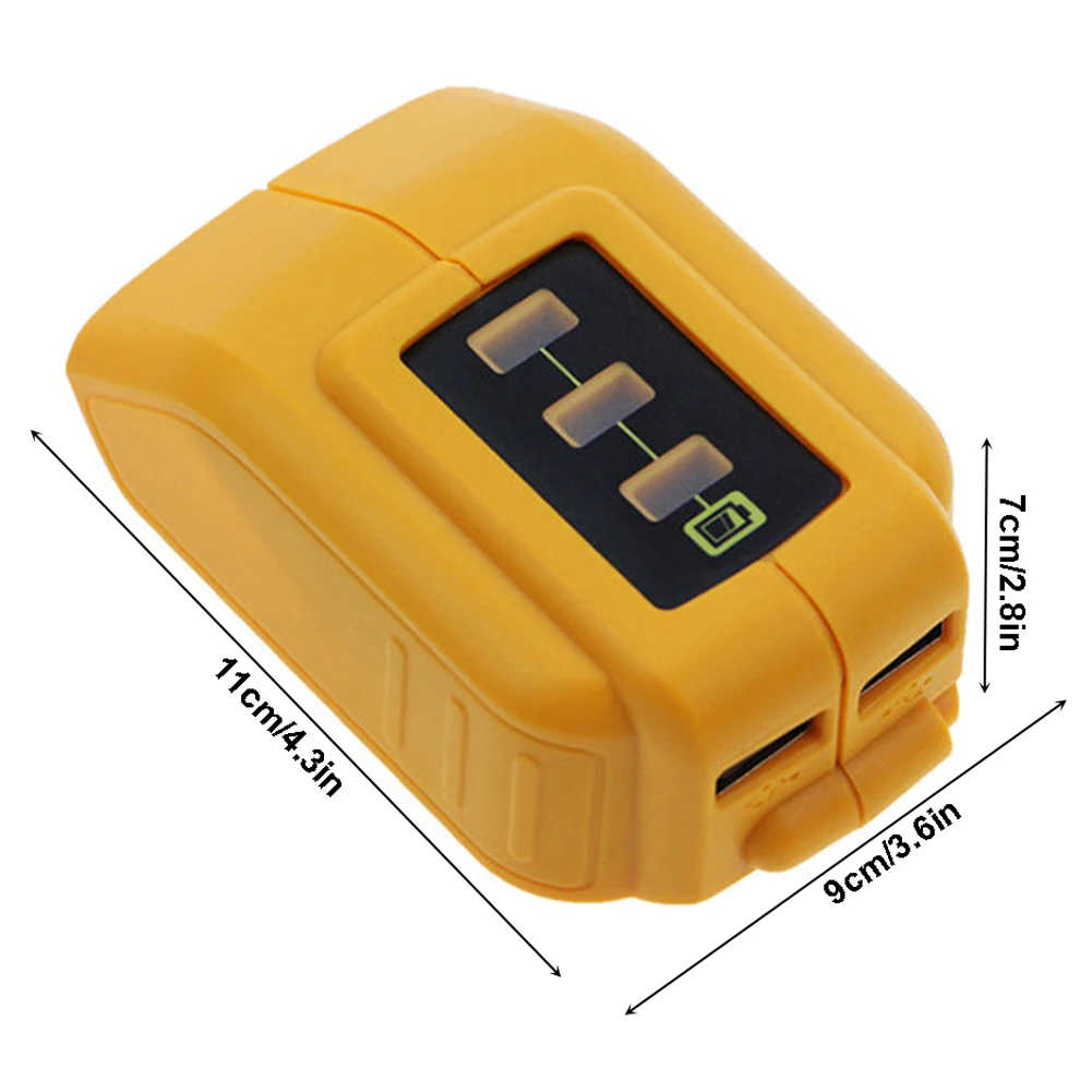 1 шт. USB зарядное устройство для телефона адаптер литий-ионная батарея Power Bank 12 В/18