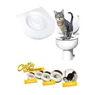 Пластиковое сиденье для туалета для домашних животных, поднос для кошек, антибрызговая щетка, инструмент для уборки дома, щенков